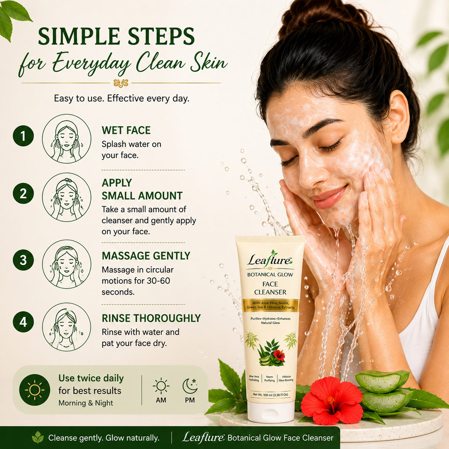 Lifelure Botanical Glow Face Cleanser - Image 4